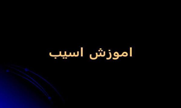پاورپوینت اموزش اسیب