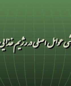 پاورپوینت تغذیه ورزشی عوامل اصلی در رژیم غذایی ورزشکار