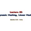 روش Hashing قابل توسعه ppt