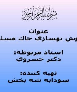 روش بهسازي خاك مسلح ppt