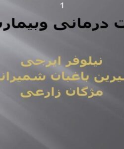 خدمات درمانی و بیمارستانها ppt