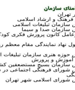 پاورپوینت ترکیب هیات امنای سازمان