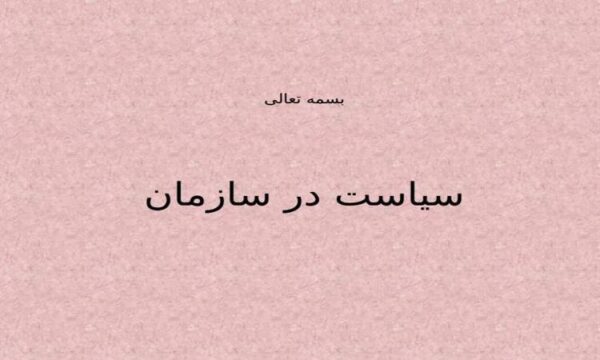 سیاست-در-سازمان