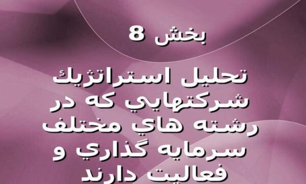 تحليل-استراتژيك-شركتهايي-كه-در-رشته-هاي-مختلف-سرمايه-گذاري-و-فعاليت-دارند