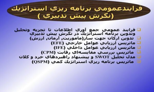 فرايندعمومي-برنامه-ريزي-استراتژيك-نگرش-پيش-تدبيري