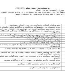 پرسشنامه-امید-میلر