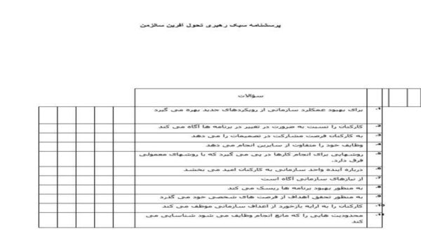 پرسشنامه-سبک-رهبری